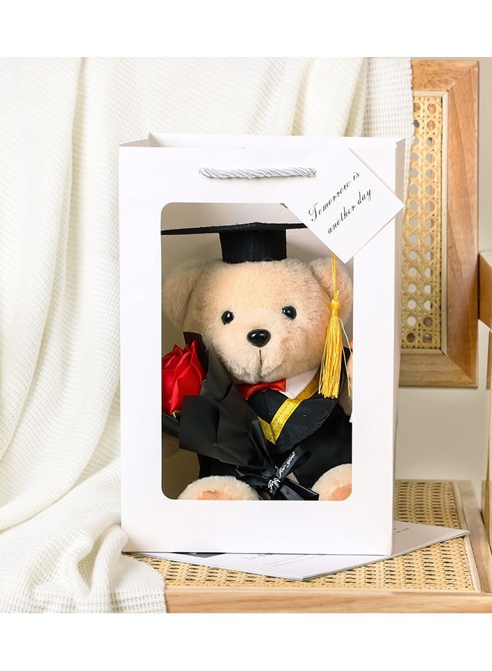 general Dr.Graduation Plush, Giant Plush Doll, Cute Animal PhD Toy, Gift for Kids, Girls, and Boys