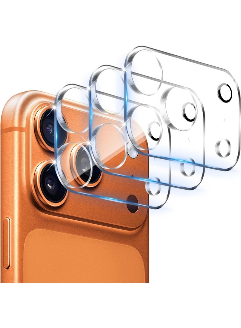 For iPhone 17 Pro Max 6.9-Inch Camera Lens Protector - Ultra HD Tempered Glass Camera Len Protection Cover [Case Friendly] [Scratch-Resistant] [Night Shooting Mode], Transparent - Image 4