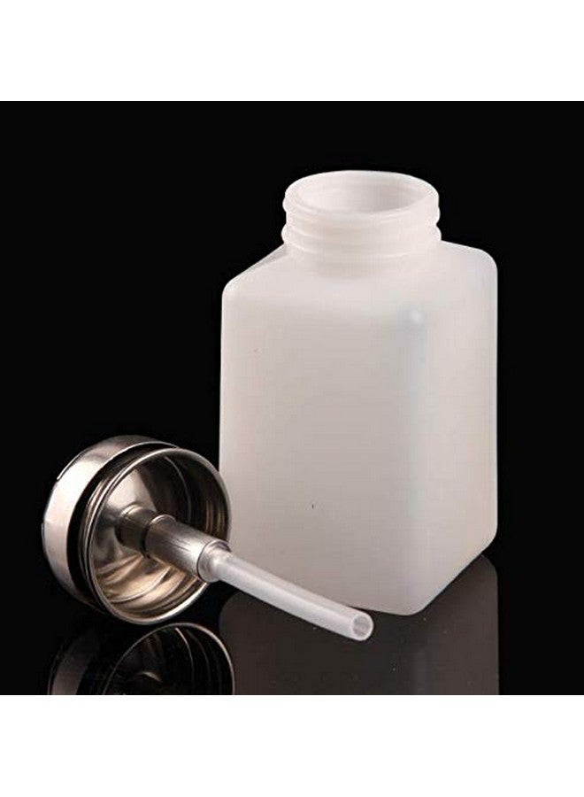 DNHCLL 100Ml Metal Cap Push Down Empty Bottle Dispenser For Nail Polish Remover Pump Dispensers Empty Plastic Bottle With Lock Pump Head For Lip Eye Makeup Remover - Image 5