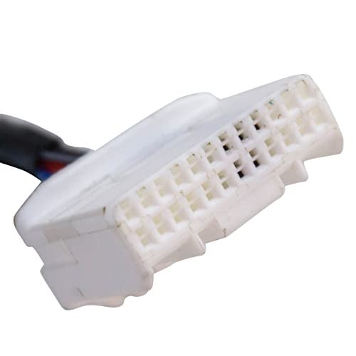 TRQ Driver & Passenger Side Power Mirror Set Paint to Match Smooth Black Manual Fold Compatible with 2015-2016 Nissan Murano NI1320283 NI1321283 - Image 3