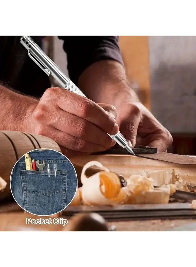 3 قطع من قلم التحديد من سبائك الفولاذ التنغستن للسيراميك والزجاج والمعادن والرخام - Image 5