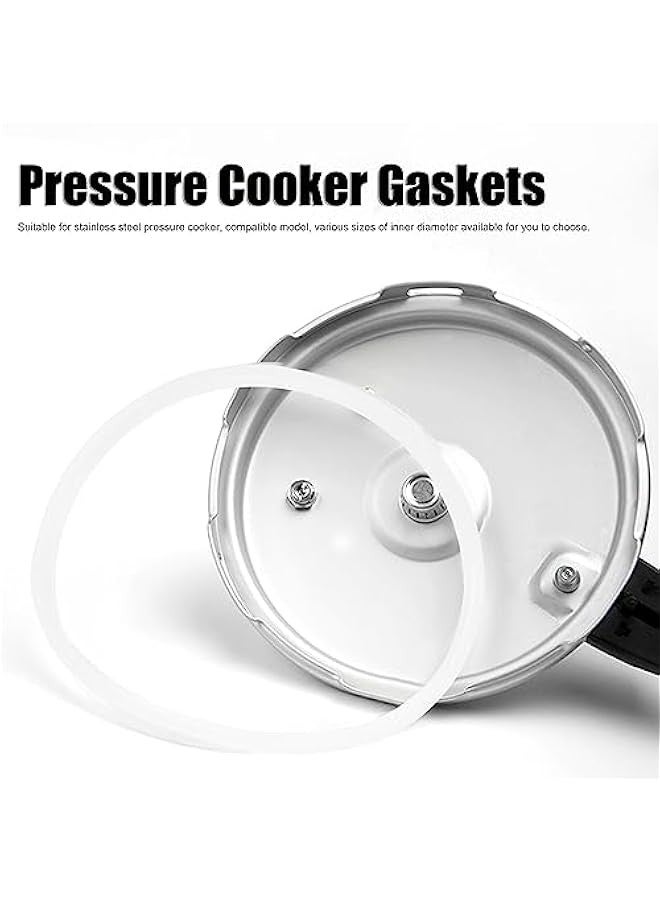 Pressure Cooker Sealing, Replacement Silicone Gasket Seal Rings for Pressure Cooker, Multi Use Kitchen Silicone Sealing Replacement Rubber Gaskets parts(20cm)  - Image 1
