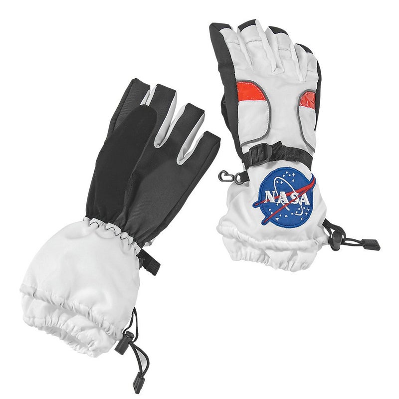 Aeromax Astronaut Gloves, size Small, White, with NASA patches, (ASG-Small) - Image 3