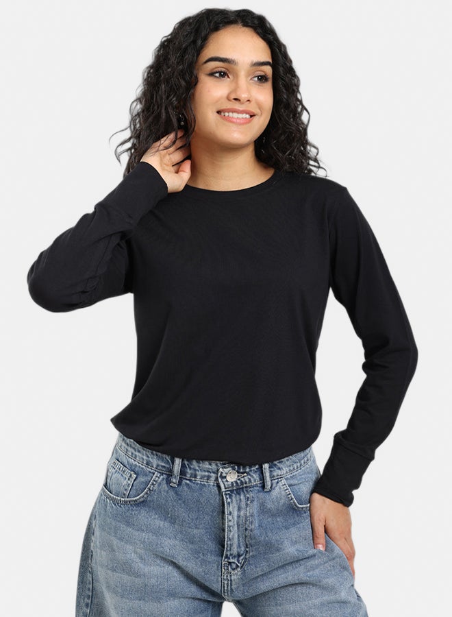 Carina Relaxed Solid T-Shirt - Image 1