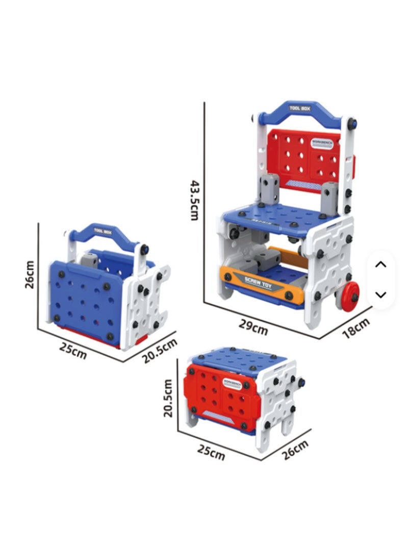 Children's Home Play Engineer Table Tool Set Plastic Tools for All - Image 5