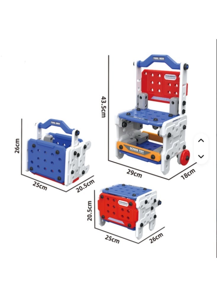 Children's Home Play Engineer Table Tool Set Plastic Tools for All - Image 2