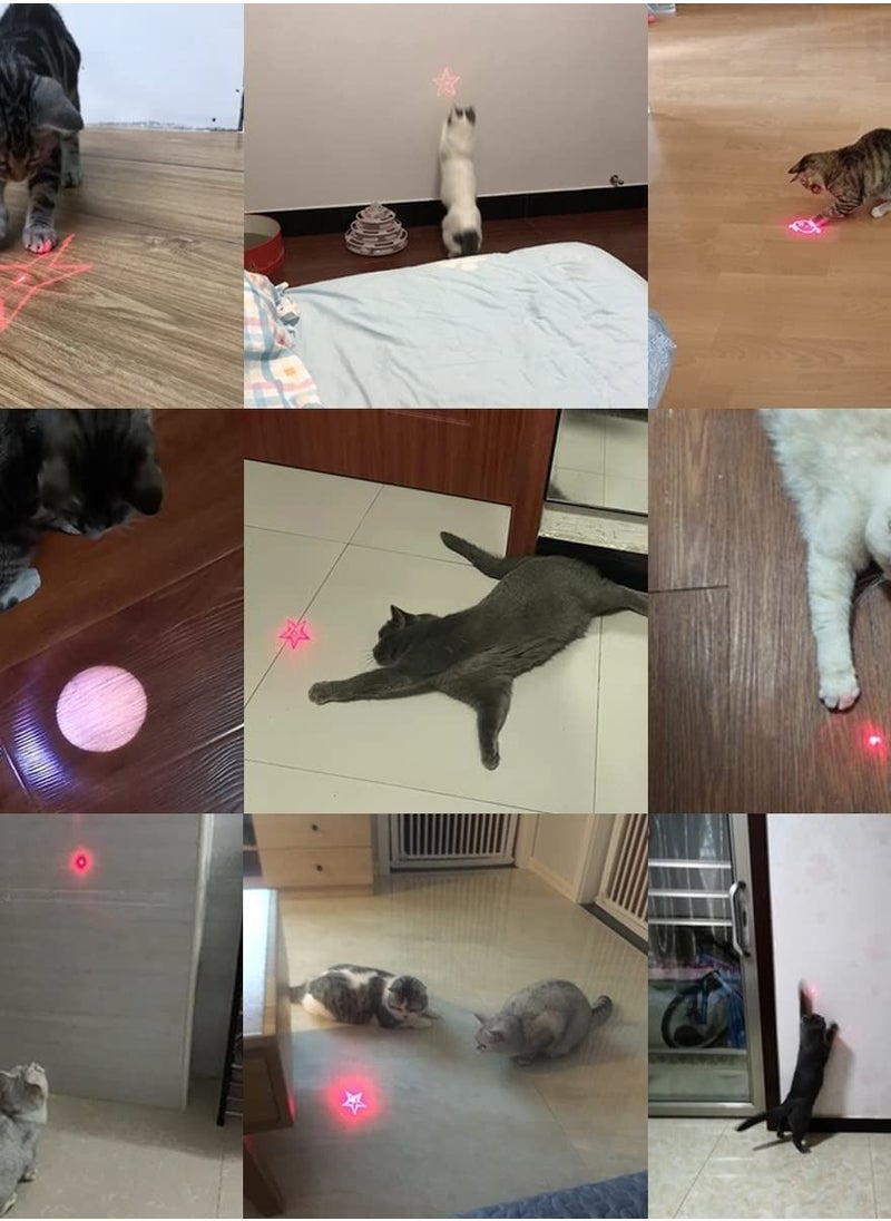 Generic - Red Laser Pointer for Cats to Play, USB Rechargeable Laser Pointer Cat Toy Red Dot Laser Light for Cats, Cat Toys Interactive for Indoor Cats, Cat Laser Toy for Indoor Cats to Chase - Image 1