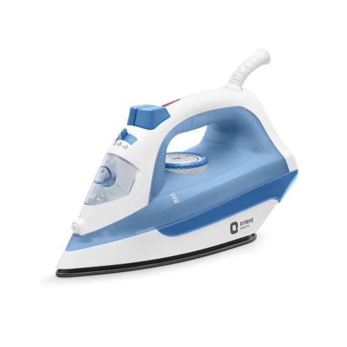 Orient Electric FabriFeel 1600W Steam iron | Non-stick Weilburger coating| 360-degree swivel cord| U-shaped heating element| Vertical & Horizontal Ironing | |ISI certified | 2-year warranty by Orient - Image 1