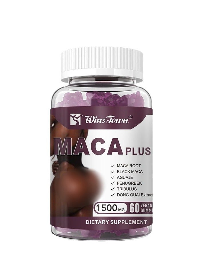 Wins Town Hip Booster Gummies, Natural Buttock , Firming And Plump Hips Enhancement capsule , Buttocks Lifting Pills For Women,60 Count  - Image 1