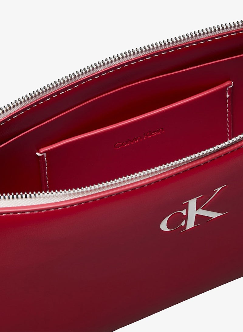CALVIN KLEIN Contrast Logo Convertible Crossbody Bag - Image 3