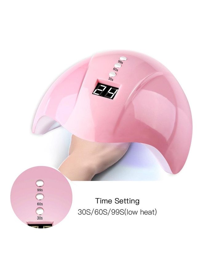 إسكدنيا طقم أدوات مثقاب الأظافر مع مصباح LED يعمل بالأشعة فوق البنفسجية متعدد الألوان - Image 5