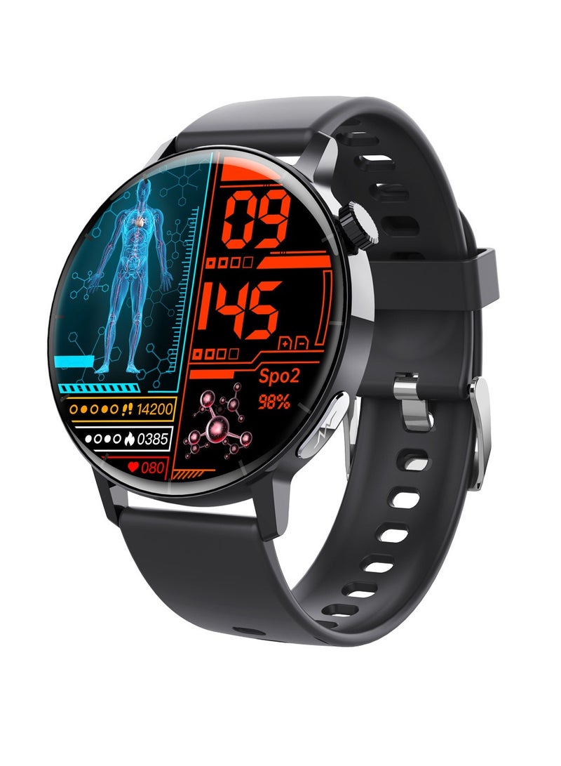 F67 Pro Smart Watch, 1.41 Inch Large HD Screen Smart Sports Wrist Watch, Smart Activity Tracker Watch With ECG Sugar Sleep Monitoring, (1pc, Black, Silicone Strap, Design 2)