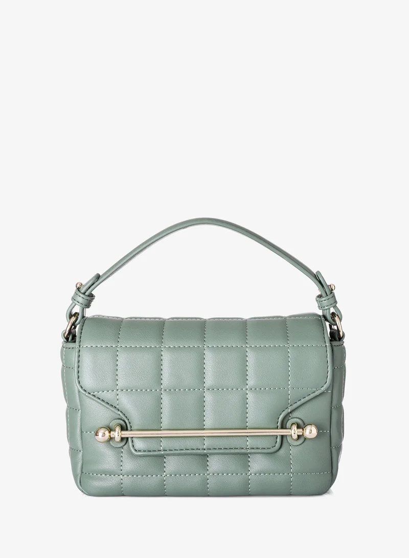 KANELLI Women's handbag from Kanelli, elegant shape New Collection  AAY2401006 Green