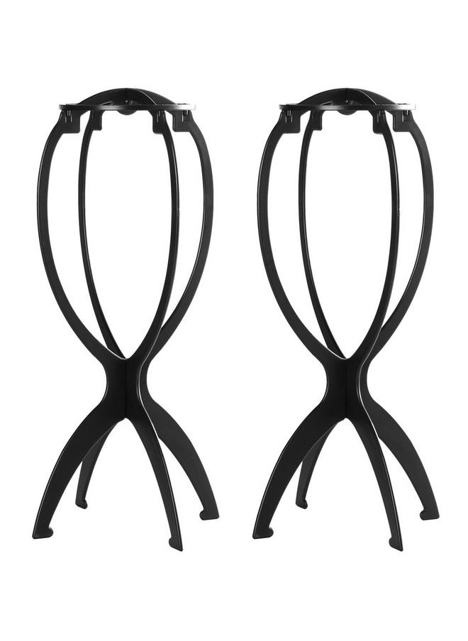 Dreamlover Dreamlover Wig Stand, Wig Head Stand, Travel Plastic Wig Stand, 2 Pack  - Image 1