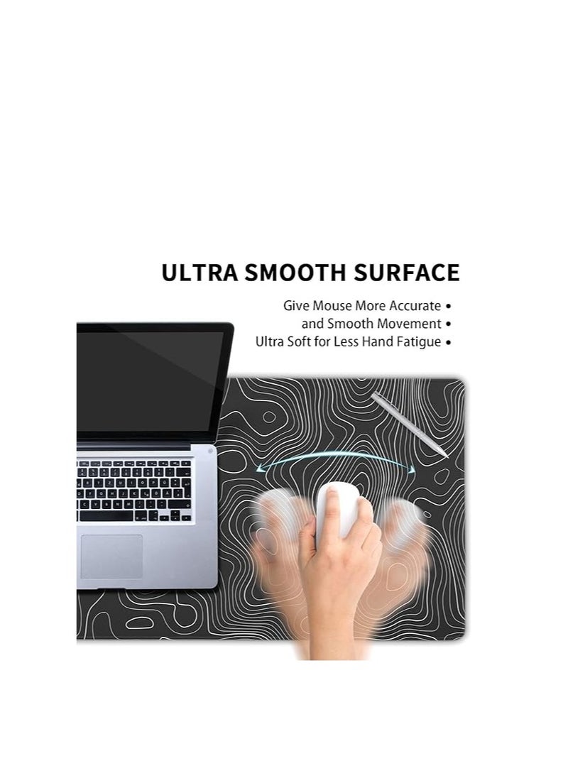 ARNOTEC Large Size Laptop PC Gaming Mouse Pad ( 40x90cm)Anti-Skid Mousepad Large Keyboard Mouse Pad Desk Mat with Stitched Edges  - Image 4
