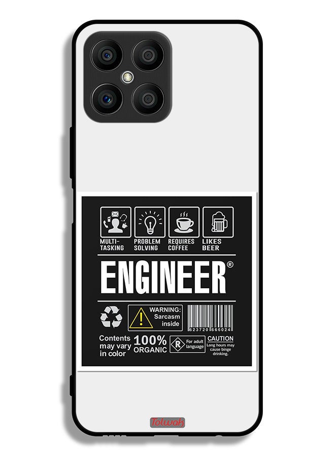 Tolwak Honor X8 4G Protective Case Cover Engineer Sticker - Image 2