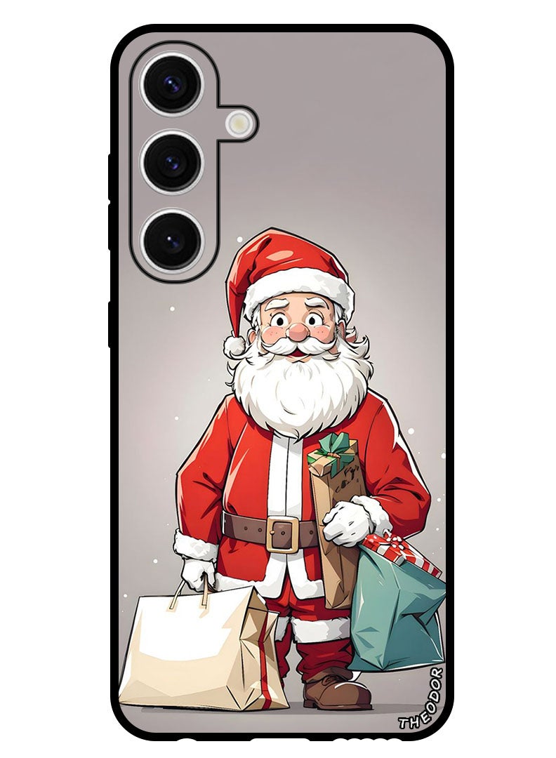 Theodor Protective Case Anti Scratch Shock Proof Bumper Cover For Samsung Galaxy S24 Santa - Image 1