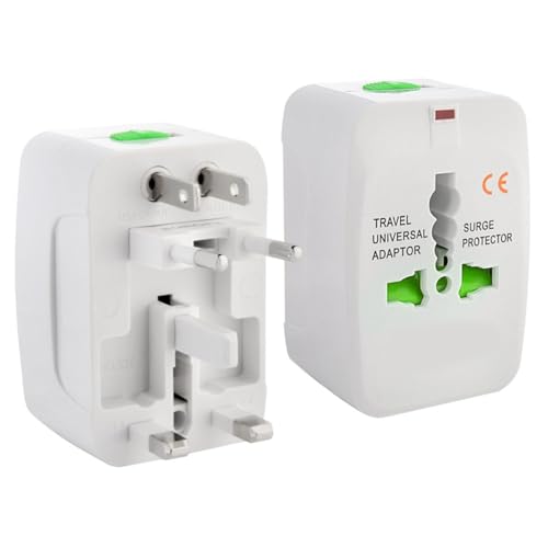 Gadget Hero's All in One Universal Power Adapter. Worldwide Travel Adaptor with Surge Protector. International Travel Adapter. - Image 1