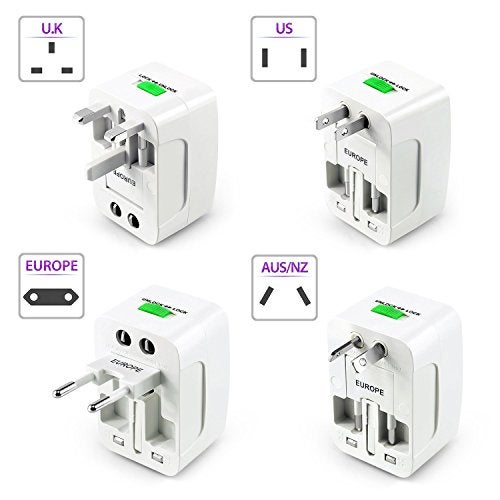Gadget Hero's All in One Universal Power Adapter. Worldwide Travel Adaptor with Surge Protector. International Travel Adapter. - Image 3