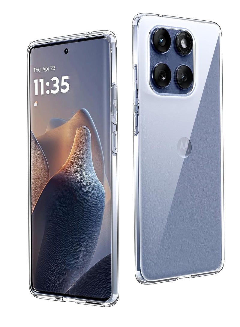 Transparent Cover for Motorola Edge 60 Fusion/Edge 60 Case, Ultra-Thin TPU Cover, Flexible and Transparent, Anti-Scratch, Shockproof - Image 1