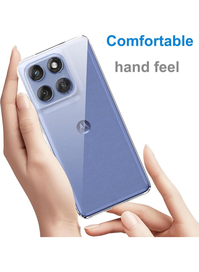Transparent Cover for Motorola Edge 60 Fusion/Edge 60 Case, Ultra-Thin TPU Cover, Flexible and Transparent, Anti-Scratch, Shockproof - Image 2