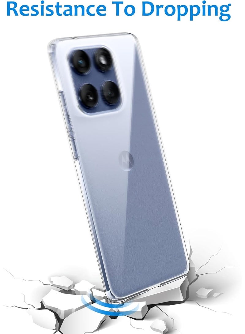 Transparent Cover for Motorola Edge 60 Fusion/Edge 60 Case, Ultra-Thin TPU Cover, Flexible and Transparent, Anti-Scratch, Shockproof - Image 3