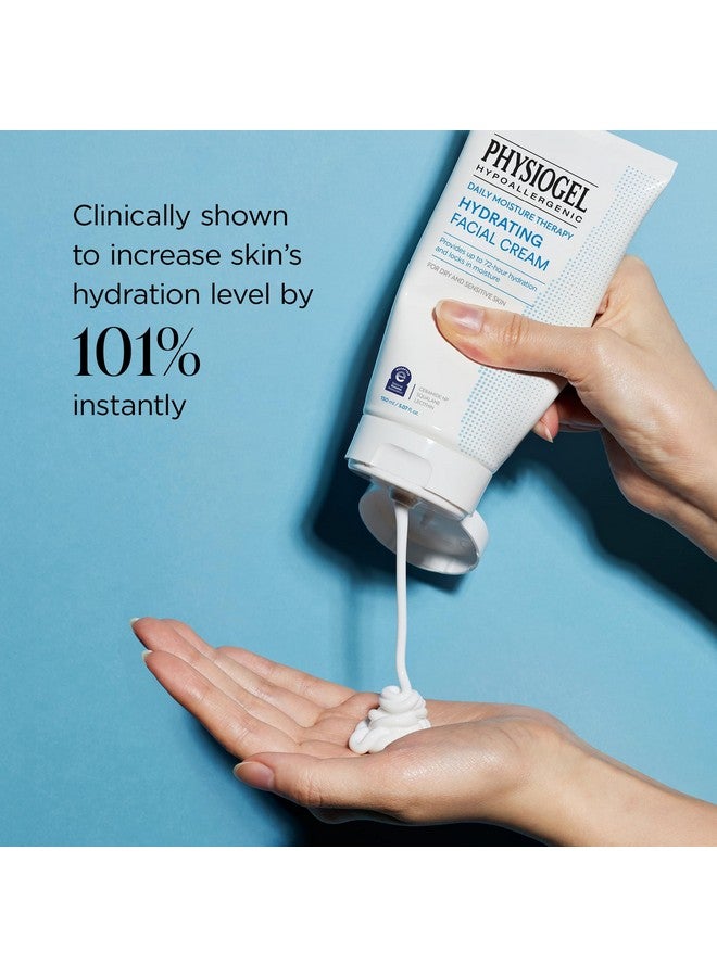 Physiogel Hydrating Facial Cream Moisturizer Provides 72 Hrs Of Hydration For Normal To Dry Sensitive Skin Fragrance Free Strengthens Skin Barrier Face Cream For Men & Women Ceramide Squalane - Image 5