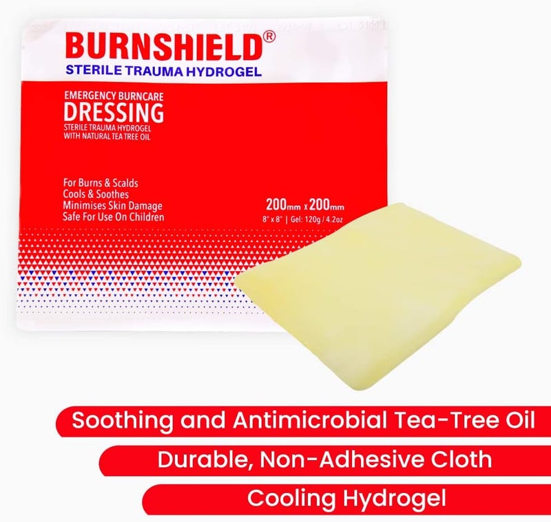 Burnshield Sterile Emergency Burn Dressing, 8 Inch x 8 Inch - Image 4