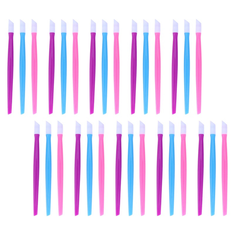 300 pcs Manicure Sticks: Professional Cuticle Pusher with Handle - Multi Functional Manicure Tool for Home Salon Nail Art DIY - Image 3