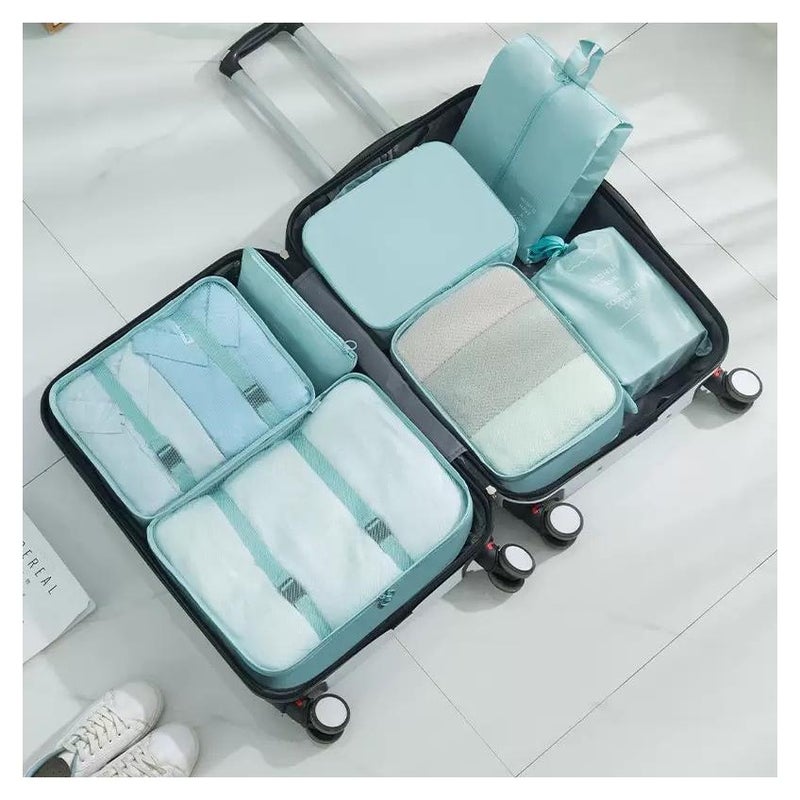 TNGames The Bluetwill Travel Storage Bag Seven-piece Set Is Dust-proof and Water-proof - Image 1