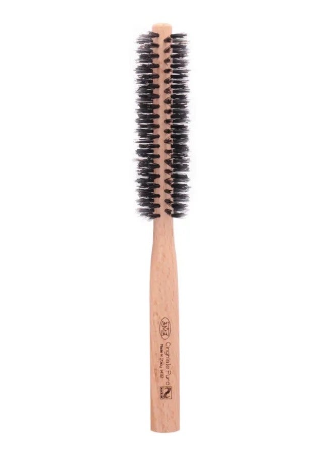 3ME MAESTRI Hair Brush Made With Ash Wooden Handle and Natural bristle, For A Healthy Scalp and Thick Hair