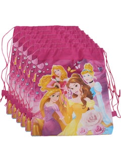 Asera Asera 12 Pcs Pink Princess Haversack Bag Dori Bag Birthday Return Gifts Princess Theme Party Gift Bags 