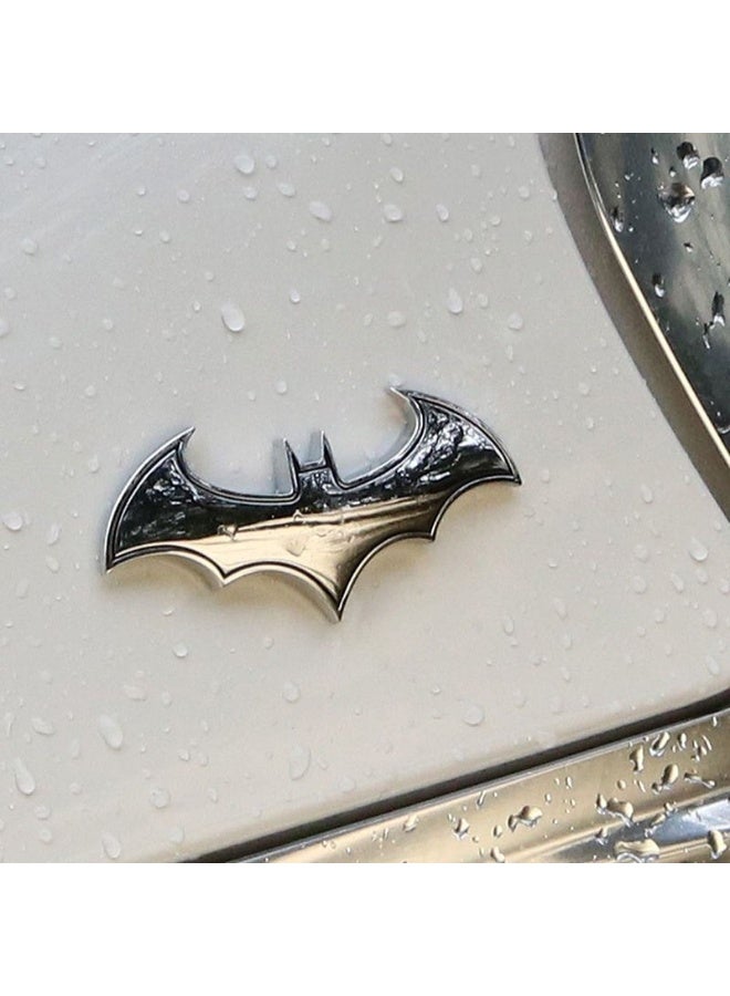 Bukela 3D Cool Badge Emblem Car Styling Stickers(2 pcs, Silver and Gold) - Image 4