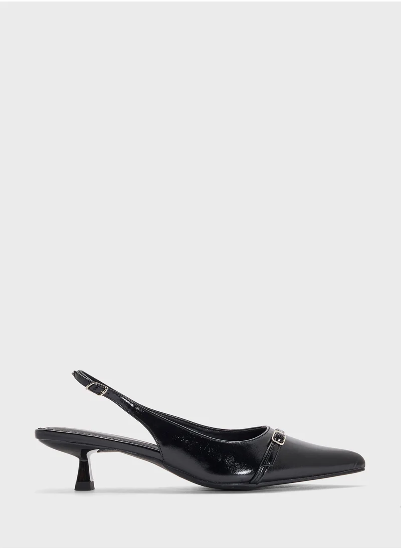 ايلا Low Heel Sling Back Pump