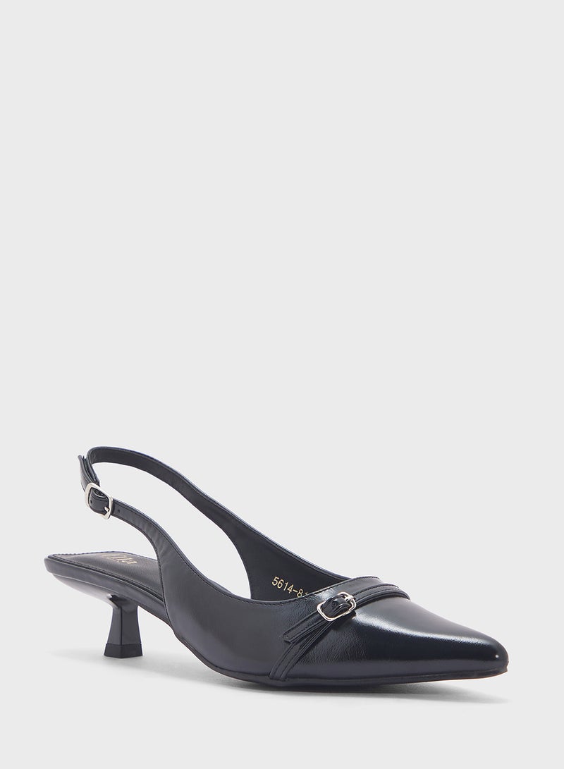 ELLA Low Heel Sling Back Pump  - Image 2