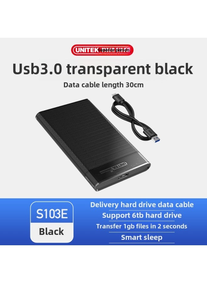 Superior Mobile Hard Disk Box 2.5 Inch Mechanical Solid Ssd Universal Notebook External Usb3.0 Box-Color: 5gbps - Image 1