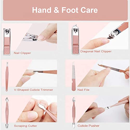 ARDAKI Manicure Kit Nail Clipper, Manicure Pedicure Kit Stainless Steel Nail Scissors Grooming Kit, Nail Cleaning Knife, Acne Needle, Blackhead Nail Cutter Set (10 in 1 Manicure Kit) - Image 5