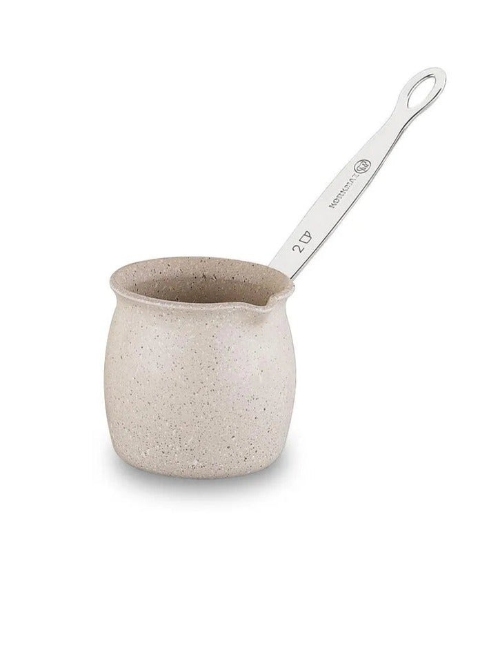 كوركماز سخان قهوة كوركماز مطلي بالجرانيت، سعة كوبين - Image 1