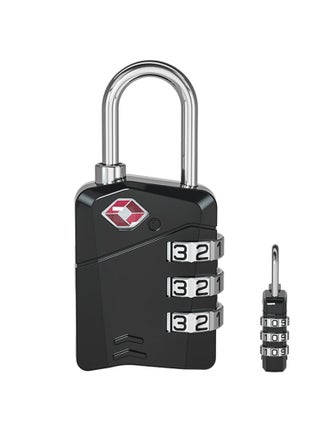 TSA Luggage Locks - 3-Digit High Security Padlocks with Flexible Combination Cable, Locker, and Luggage with Ease. Versatile Code Lock for Ultimate Peace of Mind - pzsku/Z56B4021B21ED983E8370Z/45/_/1727062800/079768de-b4be-405e-9ed8-88f133e1b90e
