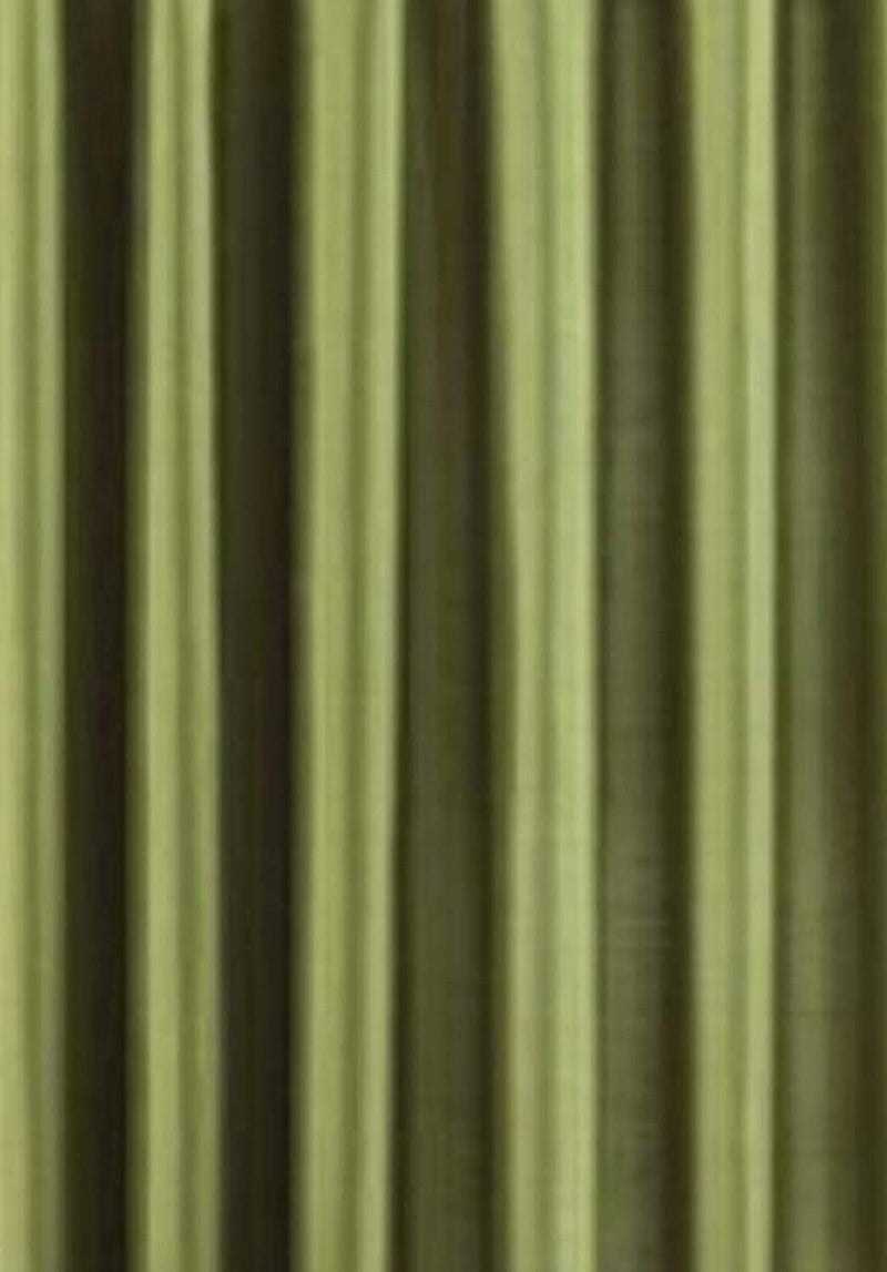 Brandomm Curtains Polyester Sheer Long Crush Plain Door Curtain Green 7 Feet Pack of 2  - Image 2