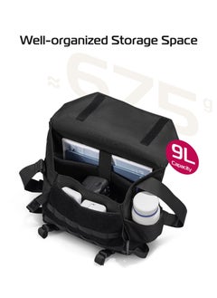 Ulanzi ULANZI Sling Camera Case with Tripod Holder, Small Compact Camera Tactical Shoulder Bags for DSLR/SLR/Mirrorless Cameras, Waterproof Crossbody Bag Women Men, Black BC08  - Image 2
