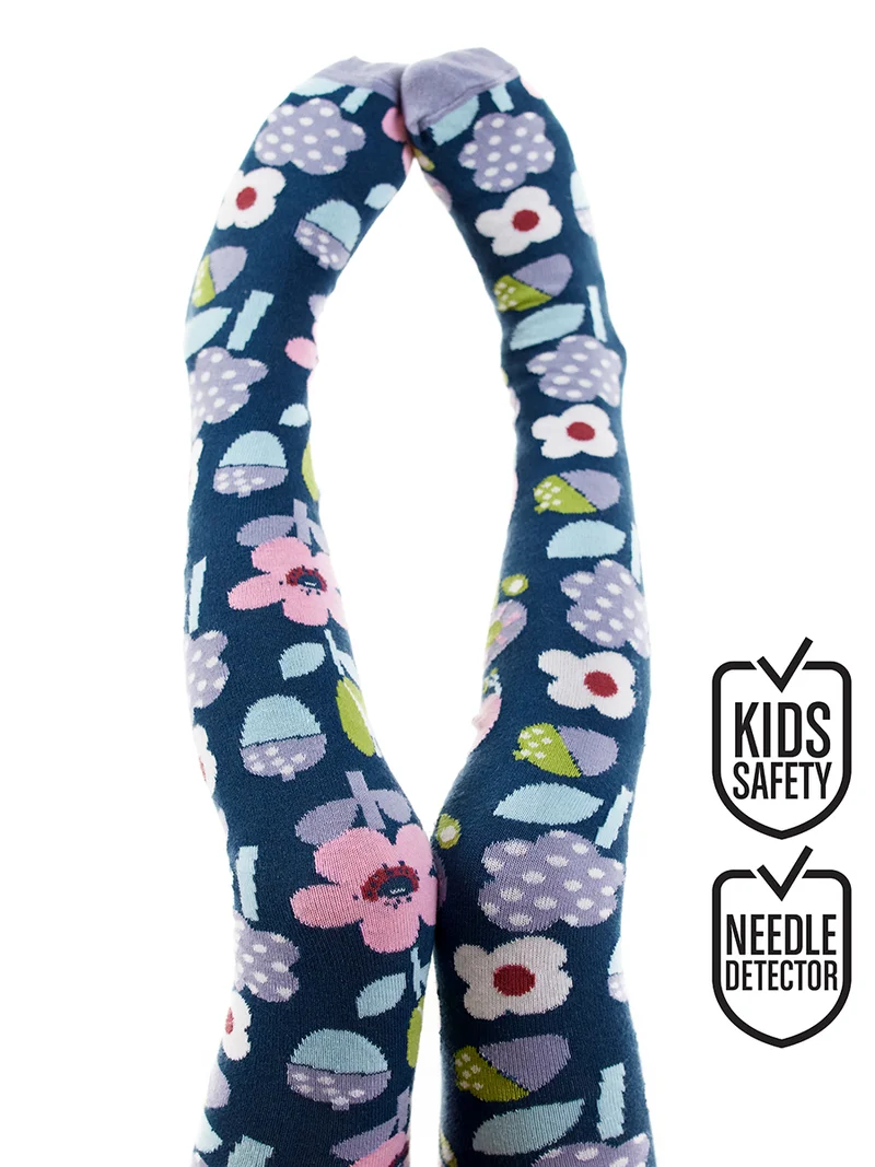 دينوكيدس جوارب بناتي مزينة بالزهور