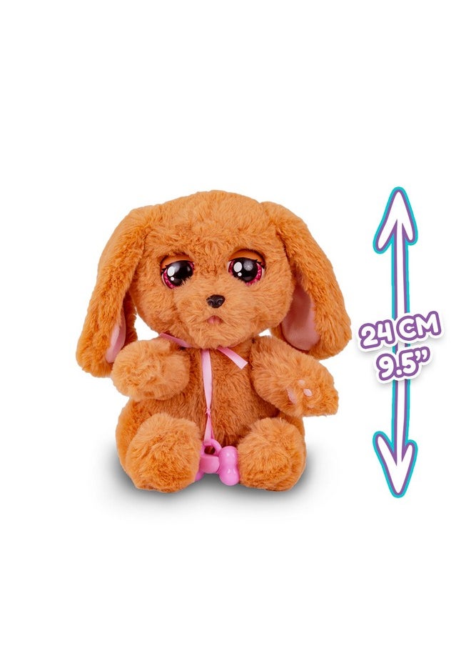 Baby Paws Baby Paws Cocker Spaniel Puppy Toy with Swaddle Bag| Scan QR Code for More Interactive Roleplay, Pretend Play Toy|That Make 5 Adorable Sounds Kids Toys for Ages 4+|Birthday Gift for Pet Lovers -22 cm  - Image 2
