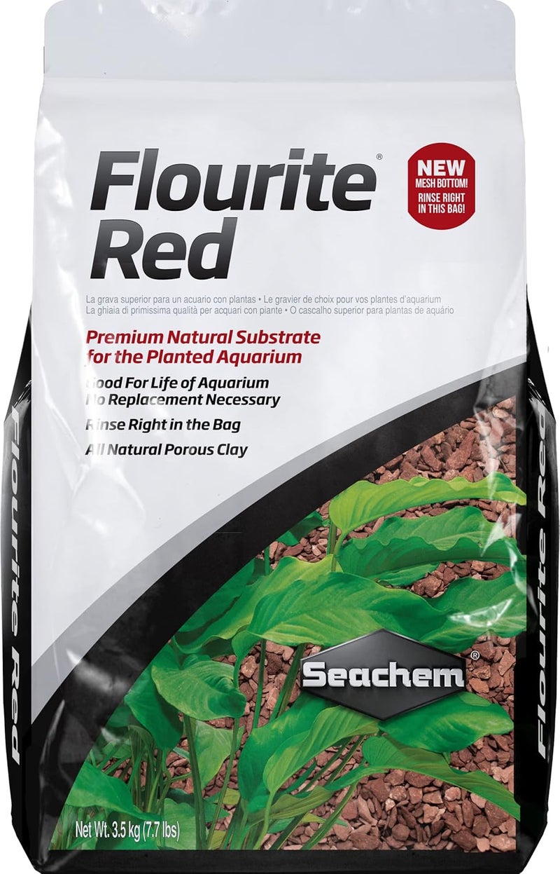 Seachem Fluorite Red Clay Gravel, 7.7 lb - Image 1