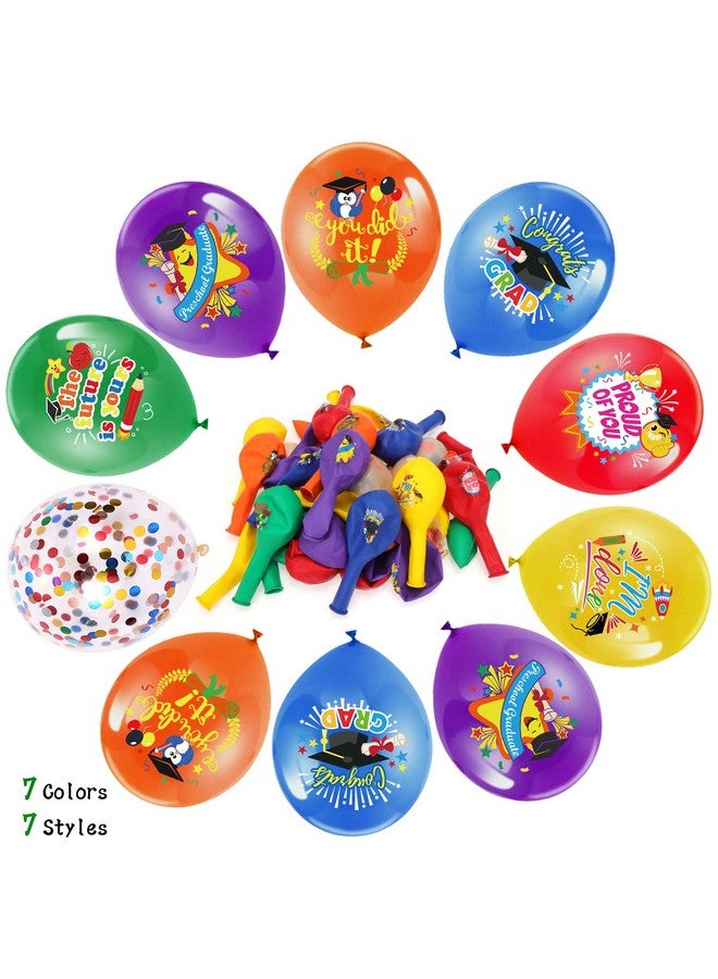 HOWAF Kindergarten Graduation Balloons, Preschool Graduation Party Decoration Balloons for Class of 2025 Congrats Grad Celebration, Colorful Graduate Latex Balloon for Kids Graduates Party Favors - Image 3