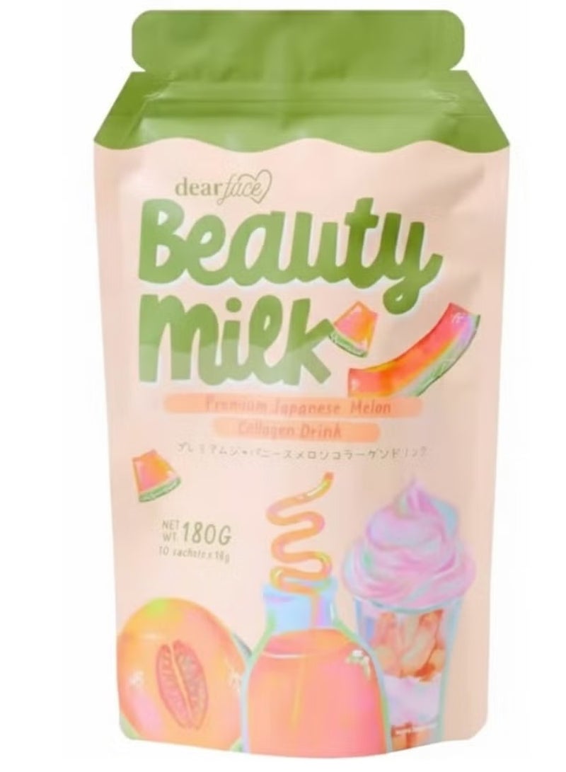 dear face Beauty Milk Premium Japanese Melon Collagen Drink