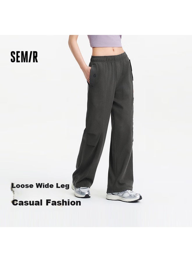 Semir Women'S Casual Pants With Split Design High Street Summer Cool Wide Leg Work Pants 101325127001 - Image 1