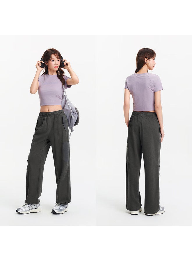 Semir Women'S Casual Pants With Split Design High Street Summer Cool Wide Leg Work Pants 101325127001 - Image 2