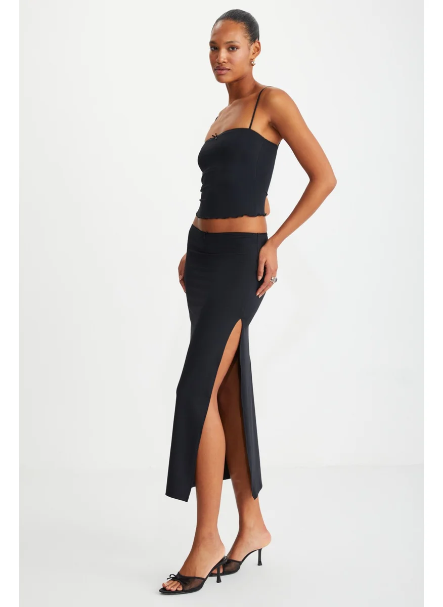GRIMELANGE Sinead Women's Strappy Bustier Black Bustier