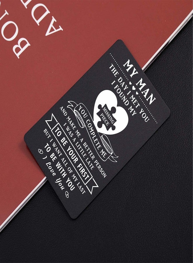TANWIH Men's To My Man Wallet Insert Card - Image 4